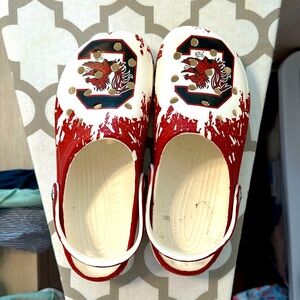 NWOT South Carolina gamecocks crocs type shoes size euro41 us womens 10 men’s 8.